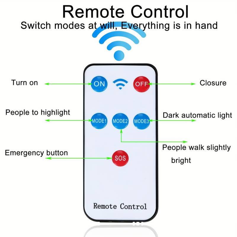 Solar Street Outdoor Lights with Remote Control & Pole, Wireless, Waterproof, Perfect for Yard, Parking lot, Street, Garden and Garage