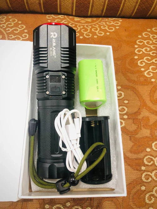 3-KM Range/SY-2211 Hand Torch light LED - Battery Power Bank, POWERFULL TORCH