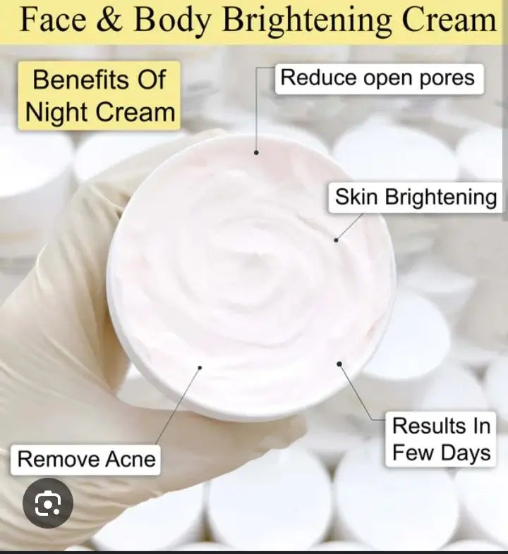 Night Cream For Bright, White And Clear Skin